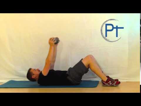 Dumbbell Overhead Sit Up