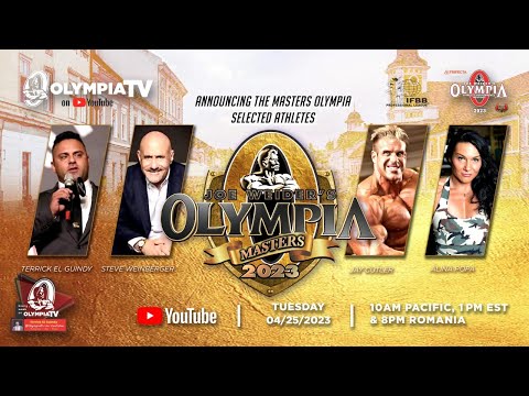 Masters Olympia Official Athlete Announcement with Jay Cutler, Steve Weinberger, Alina and Terrick