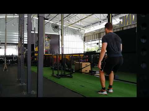 Backward Sled Walk Exercise