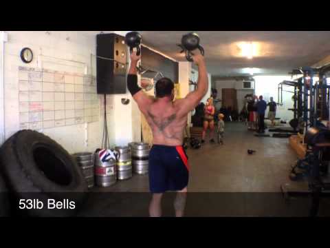 Bottom Up Kettlebell Press - Double 40kg