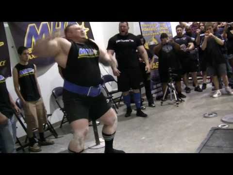 Benedikt Magnusson 1015 lbs raw deadlift @ Clash of the Titans IV (HD)