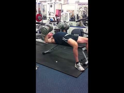 Dumbbell Bench 110&#039;s x 7