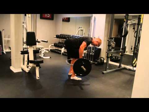 Trap Bar Exercises: Bent Over Row -Resistance Training, Hex Bar, Functional Training, Hypertrophy