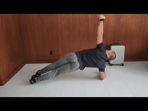Travel Workout: Side Plank with Rotations