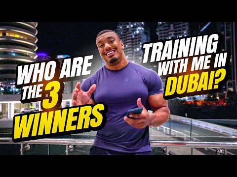 THE 3 WINNERS I&#039;M FLYING TO DUBAI!