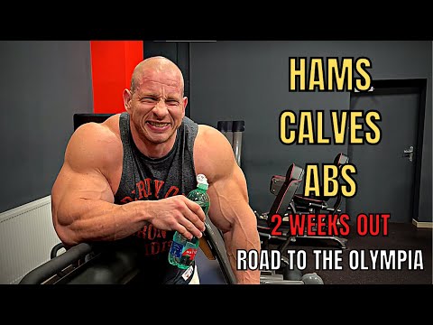 HAMSTRINGS + CALVES + ABS (2 Weeks Out) | Road to the Olympia 2022