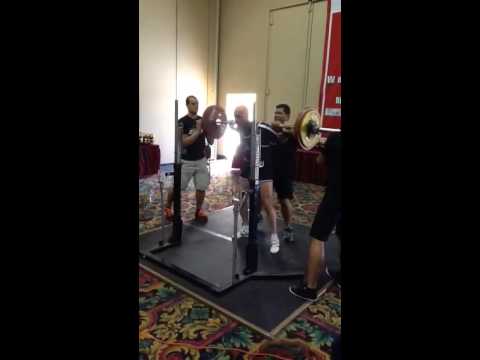 My 359 squat from 2013 World Championships