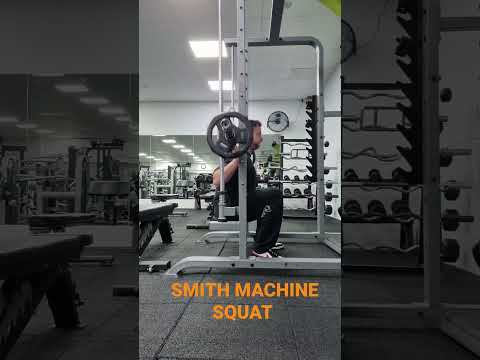 Smith machine squat short form tutorial