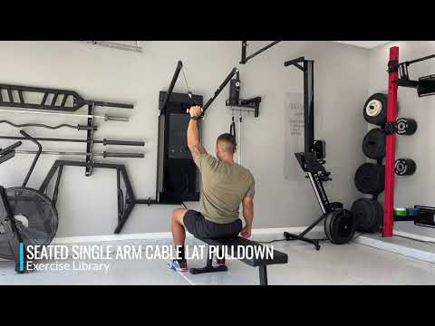 Seated Single Arm Cable Lat Pulldown