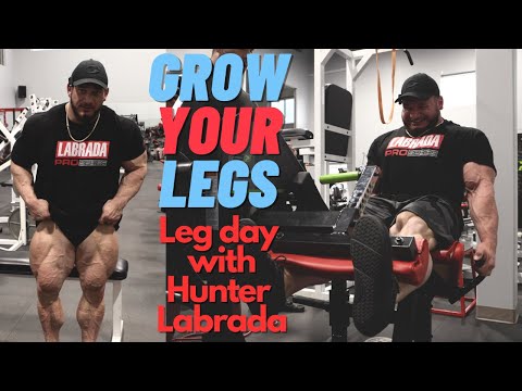 How to Get Bigger Legs | Leg Day | Hunter Labrada