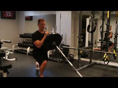 Landmine Exercises: Lunge (Optional Press) - Resistance Training, Functional Training, Hypertrophy