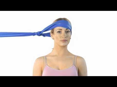 Neck rotation exercise band