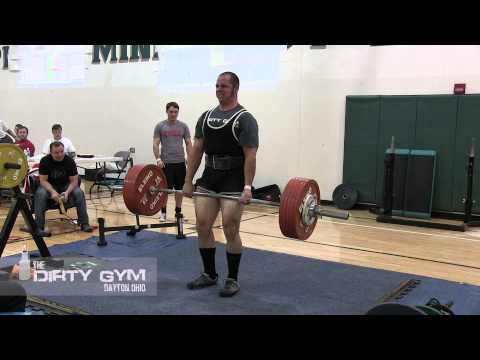 Jeff Goodrich | 628# Deadlift Grinder at 219BW | Dirty Gym - 2013