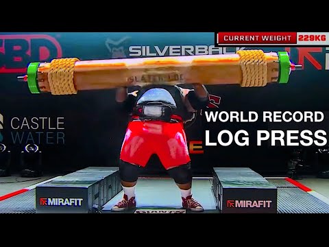 LOG WORLD RECORD: 229kg/505lbs DONE (Iron Biby)