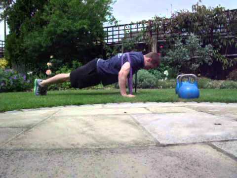 Band Resisted Press Ups Personal Trainer Southampton