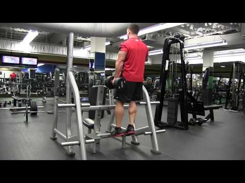 Single Leg Standing Dumbbell Calf Raise