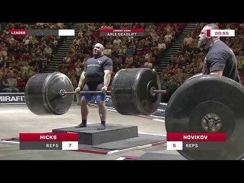 Axle Deadlift RECORD at Europe&#039;s Strongest Man 2021