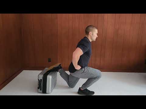Travel Workout: Rear Foot Elevated Split Squat with Elevator Reps