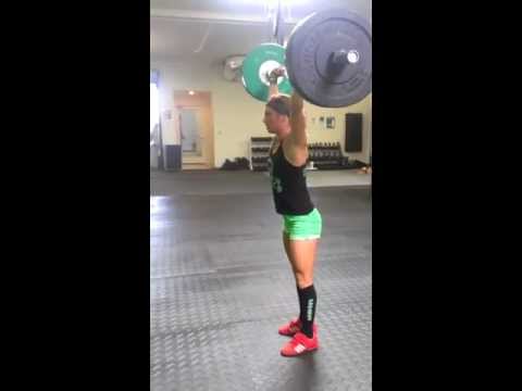 OverHead Lunges 5x8 #135 ANDREA AGER