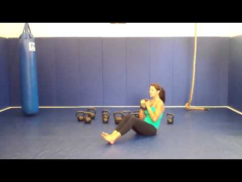 Russian Twist with Kettlebell