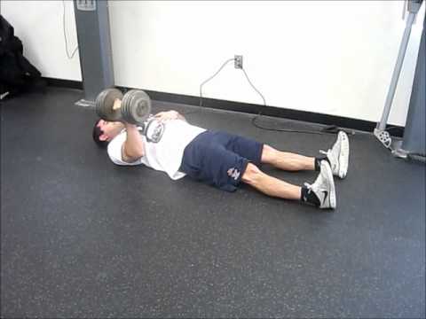 1 Arm Dumbbell Floor Press