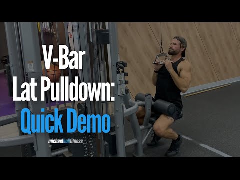 Wide Grip Lat Pull Down With Bands - Build The V!