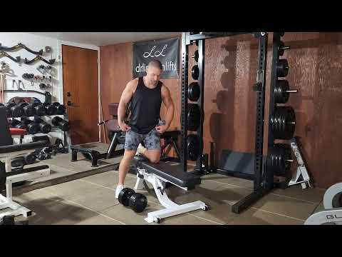 Three-Point Dumbbell Wide Row