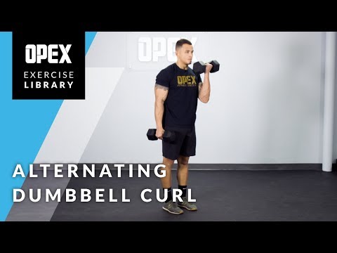 Alternating Dumbbell Curl - OPEX Exercise Library