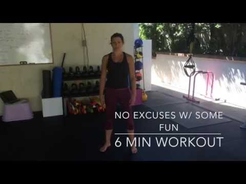 No Equipment No Problem 6 Minute Workout w/ Lauren Brooks