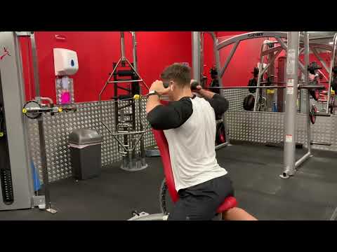 Chest Supported Face Pull with Rope