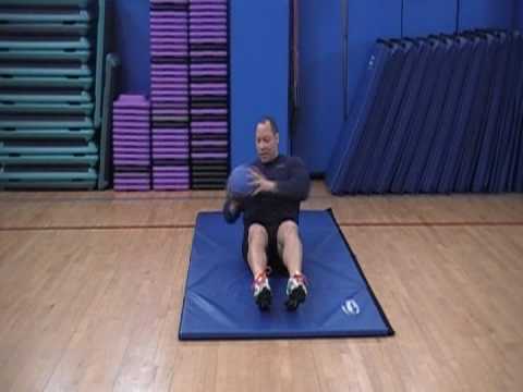 medicine ball russian twist