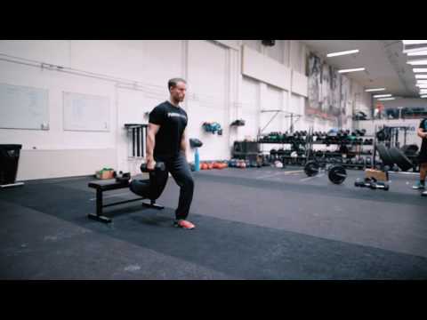 DB Bulgarian split squat