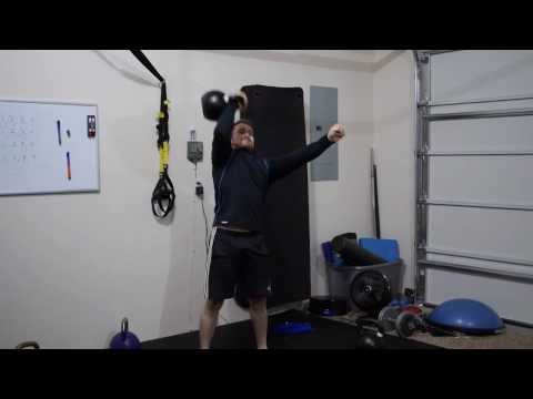 32KG Kettlebell Jerk Trial