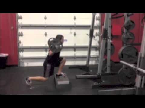 Reverse Lunge from Deficit w/ Barbell - Fort Lauderdale Personal Trainer