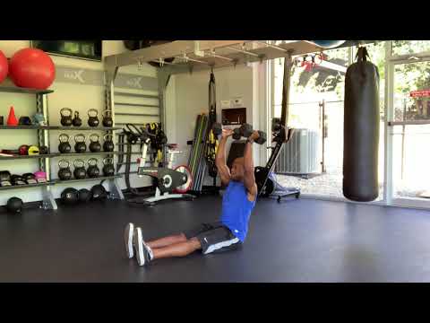 1.5 Rep Dumbbell Z Press