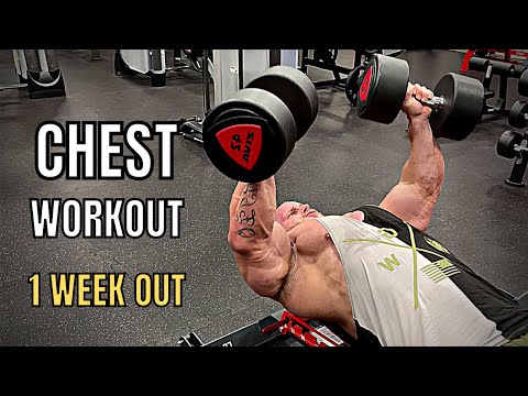 CHEST Workout | 1 Week Out of EVLS Prague Pro