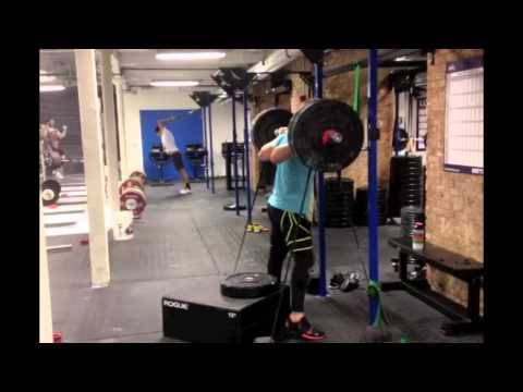 Dynamic Effort Resistance Banded Box Squat: Accommodating Resistance (Powerlifting)