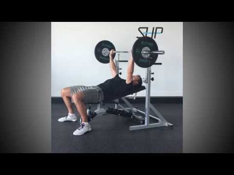 Low Incline Barbell Bench Press