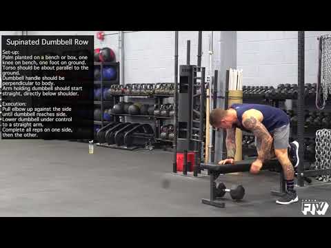 Supinated Dumbbell Row