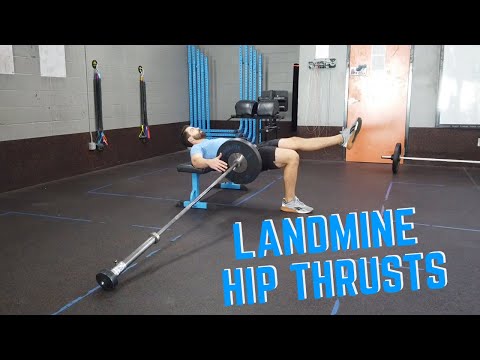 Landmine Hip Thrusts