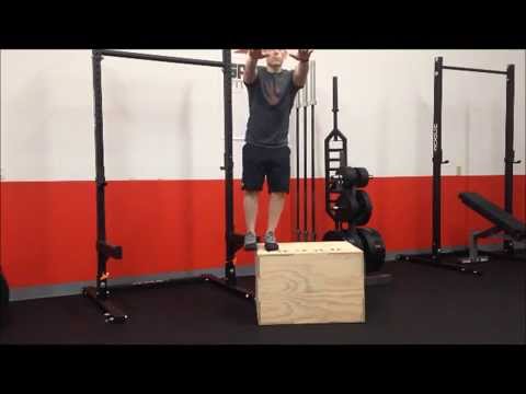 Elevated Single Leg Squat Front View