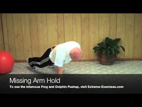 Missing Arm Hold Exercise- try this and GET TIGHT ABS FAST!!
