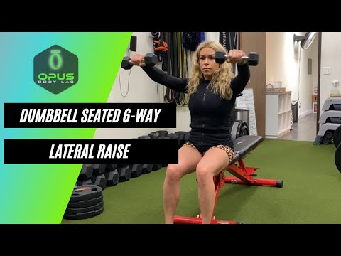 Dumbbell Seated 6-Way Lateral Raise