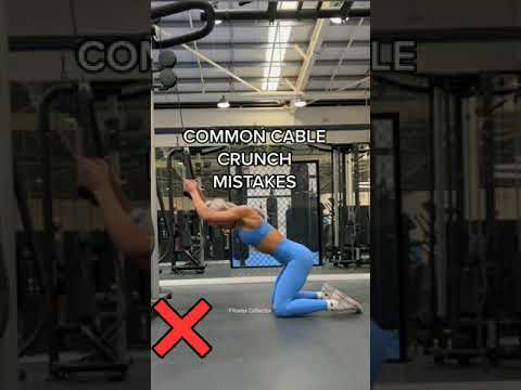 Common cable crunch mistakes 😲 #laurensimpson