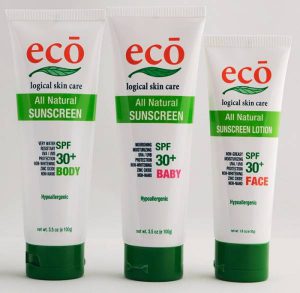 eco logical sun screen, eco skin care, eco sunscreen, all natural sunscreen