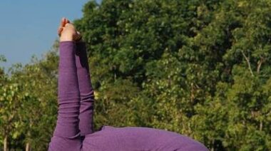 yoga, rabbit pose, mindfulness, awake and evolve
