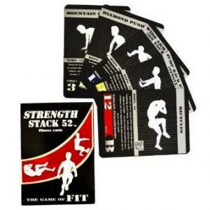 card deck workout, deck of cards workout, card workouts, strength stack