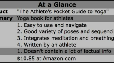 yoga for athletes, sage rountree, athlete's pocket guide to yoga