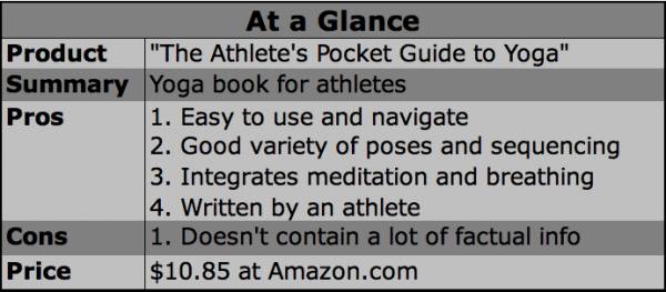 Book Review: The Athlete's Pocket Guide to Yoga by Sage Rountree