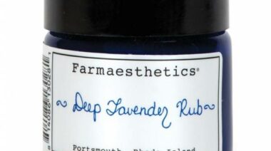 product review, farmaesthetics, deep lavender rub